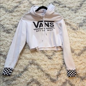 trendy cropped hoodie